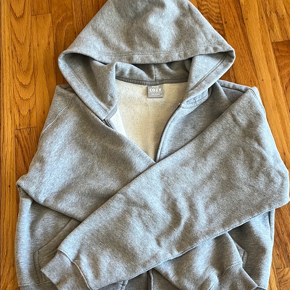Gray TNA Cozy Boyfriend Hoodie